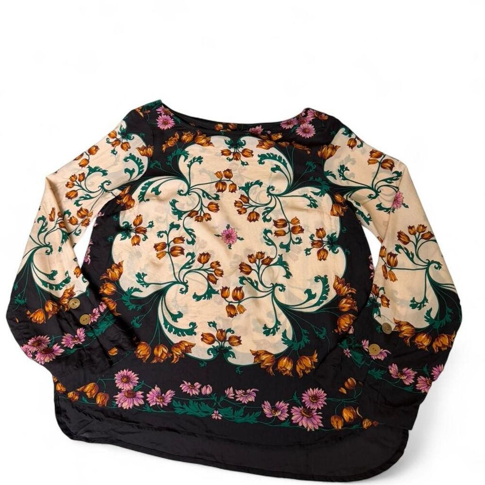Maeve by Anthropologie Florence Silk Blouse Size 6